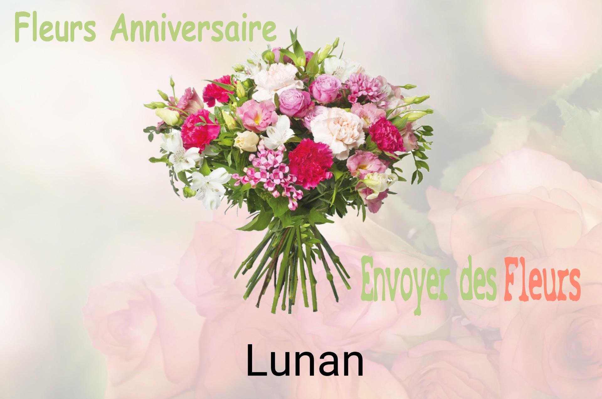 Bouquet de fleurs d’anniversaire livré à Lunan