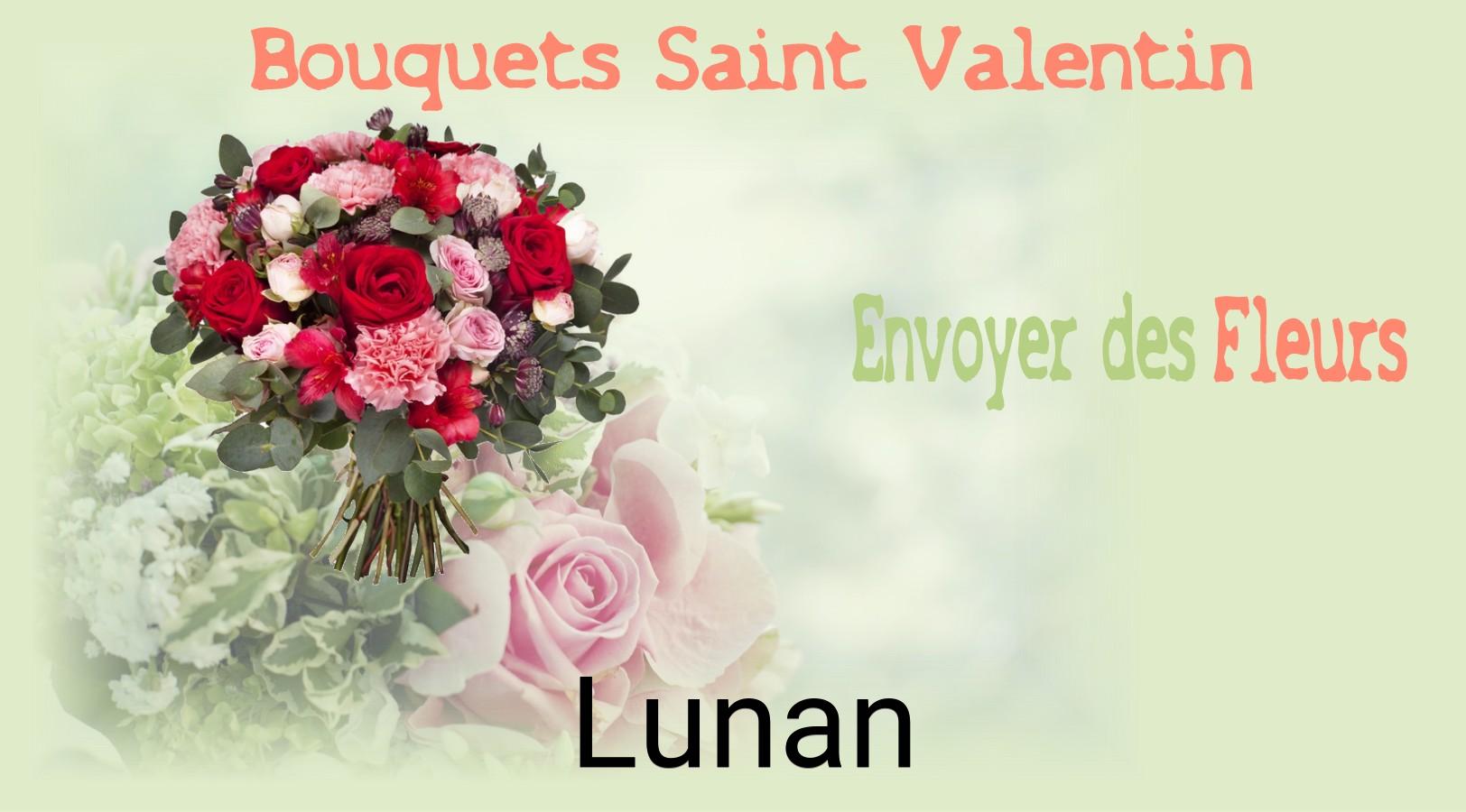 Roses de Saint-Valentin livrées à Lunan
